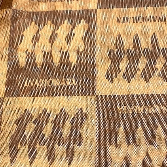 Inamorata Bambi Sheer Checkered Baby Tee - Picture 6 of 10